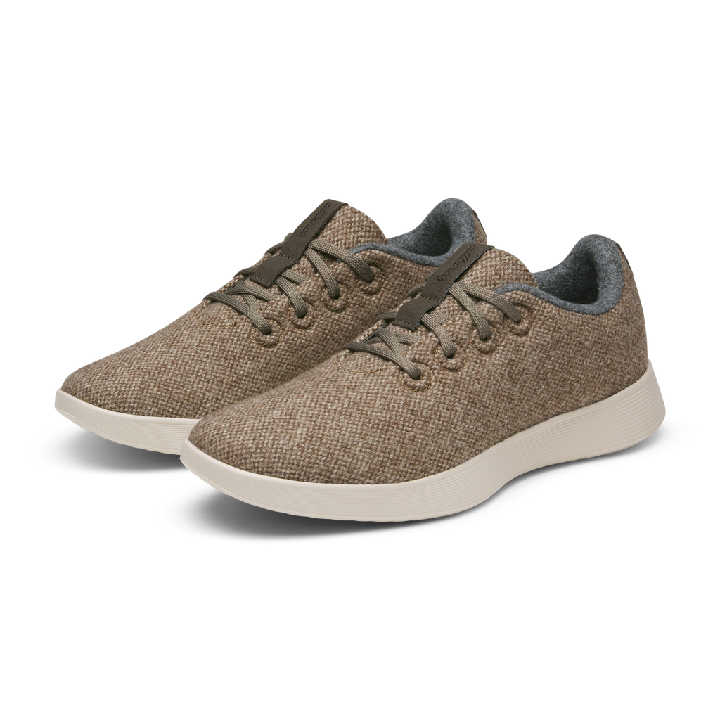 Men's Runner NZ Tweed - Weathered Brown (Weathered White Sole)