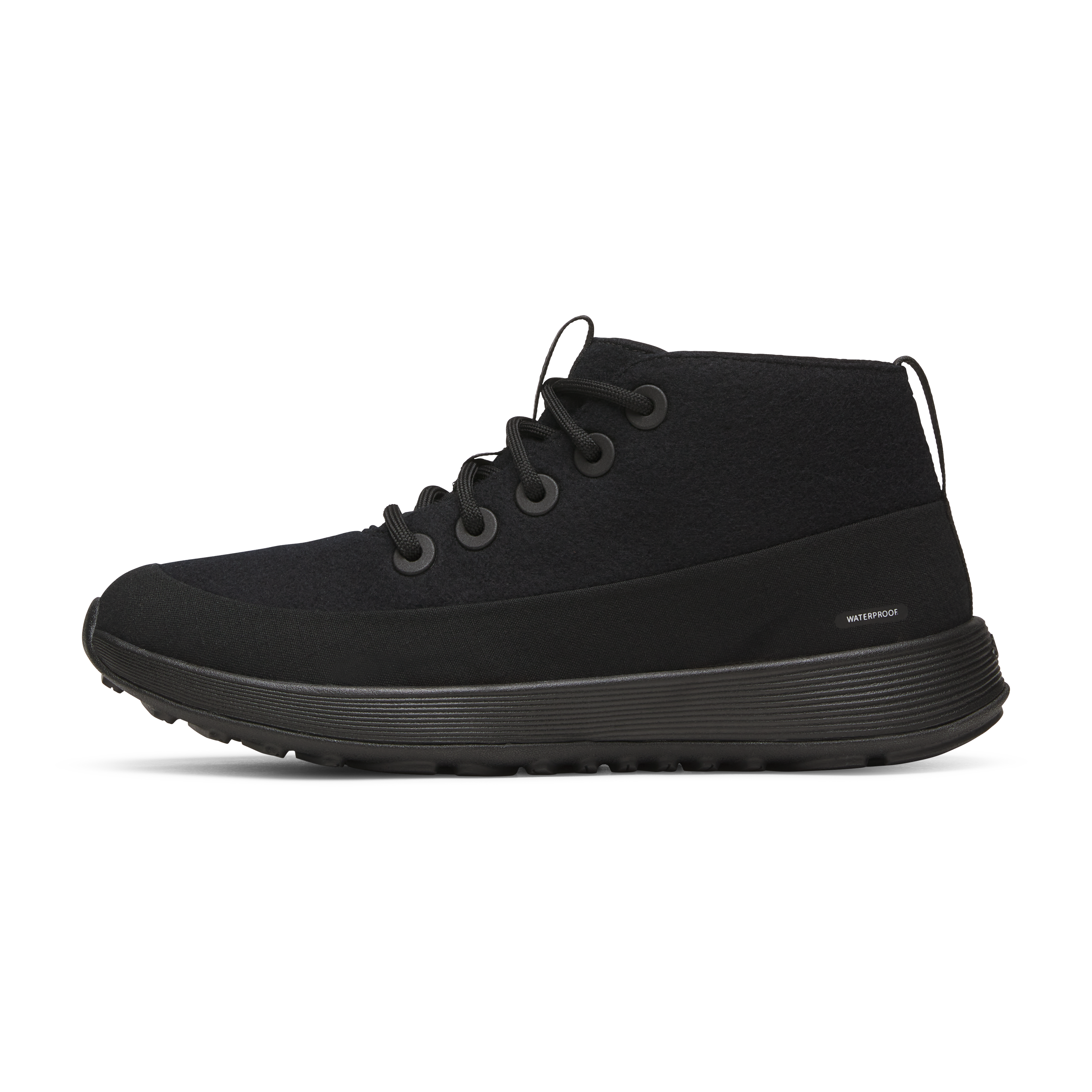 Men's Wool Runner NZ Mid Waterproof - Natural Black (Natural Black Sole)