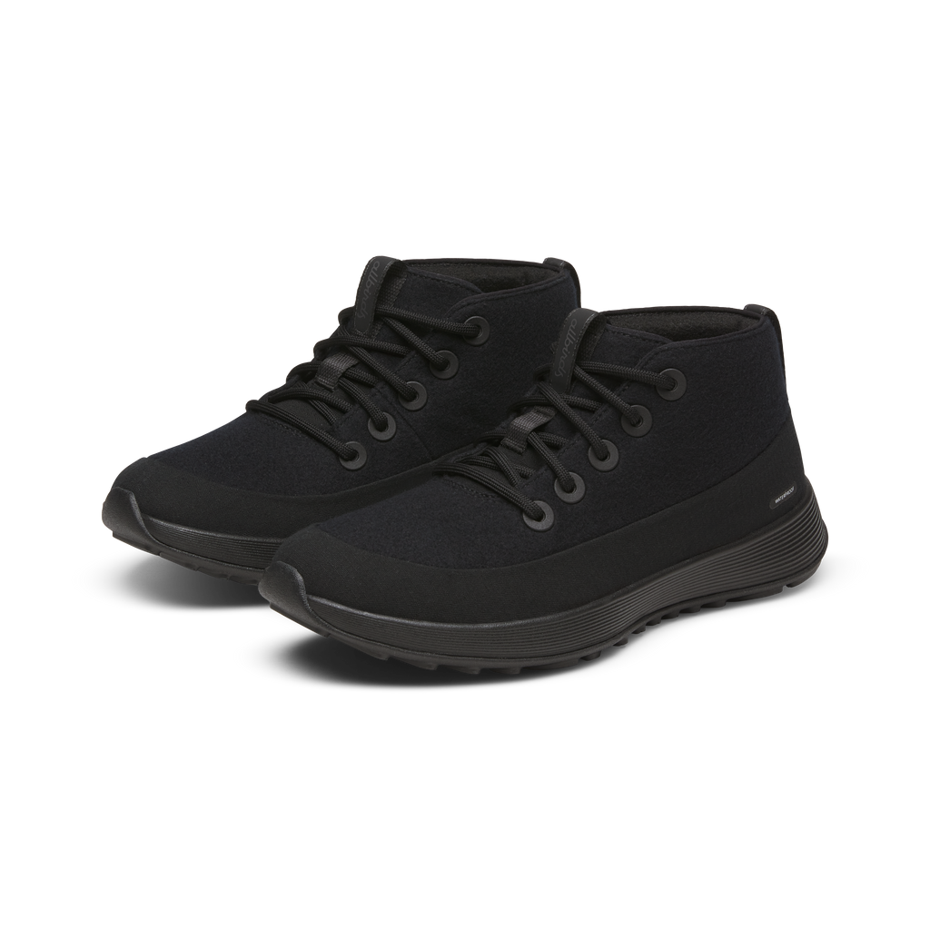 Men's Wool Runner NZ Mid Waterproof - Natural Black (Natural Black Sole)