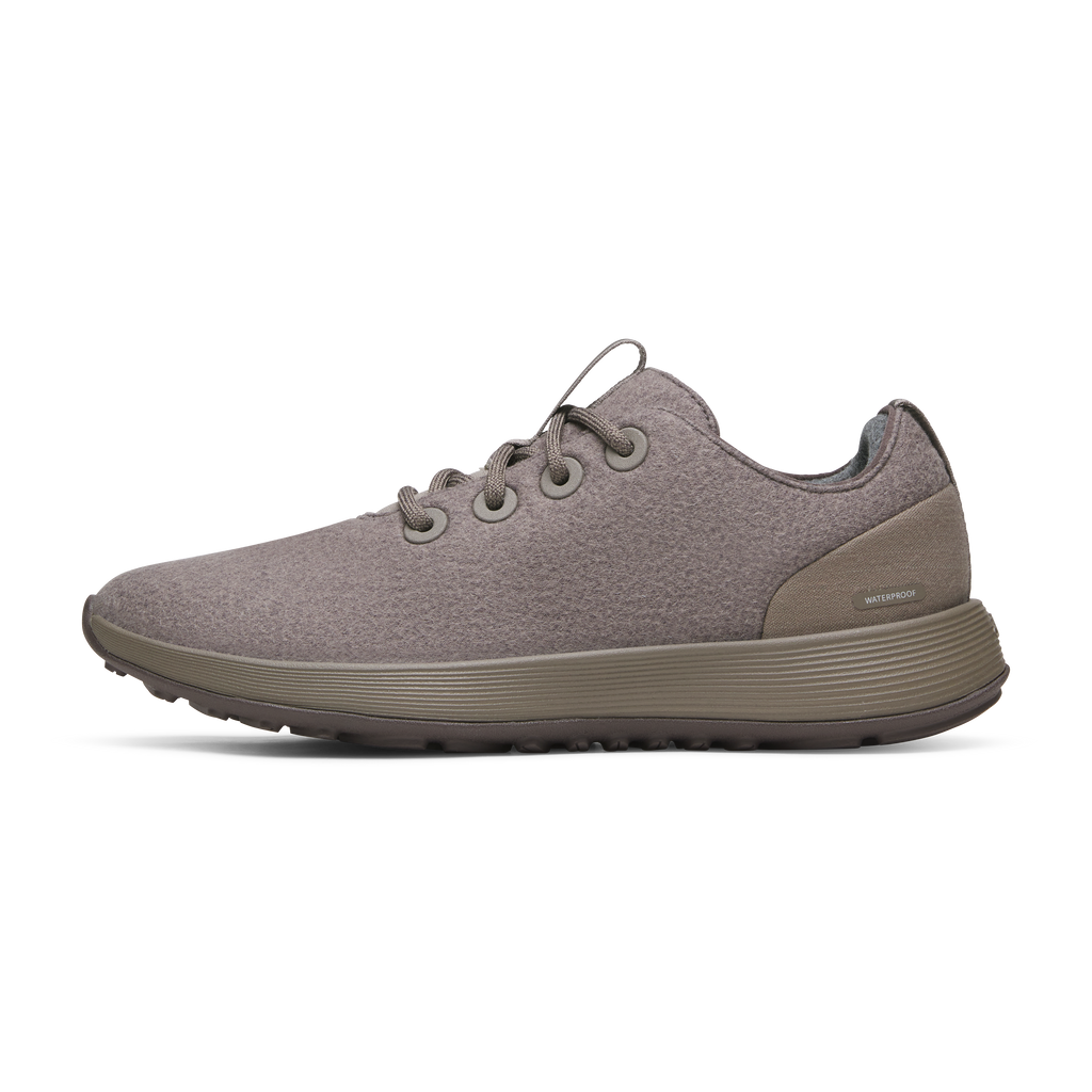 Women's Wool Runner NZ Waterproof - Weathered Brown (Weathered Brown Sole)